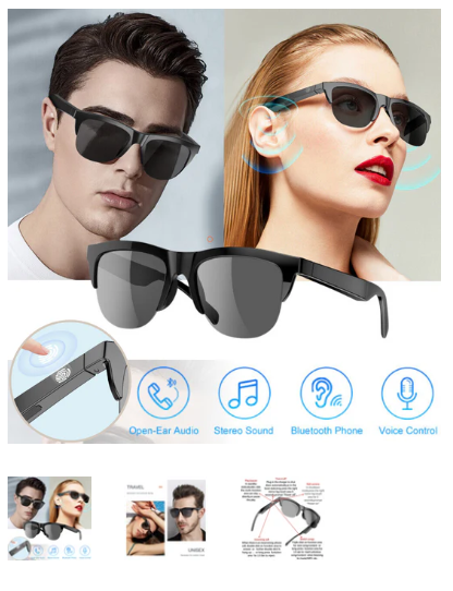 Offers 4K video recording, Bluetooth audio, and waterproof durability.