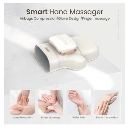 "Smart Hand Massager for Relaxation and Pain Relief"